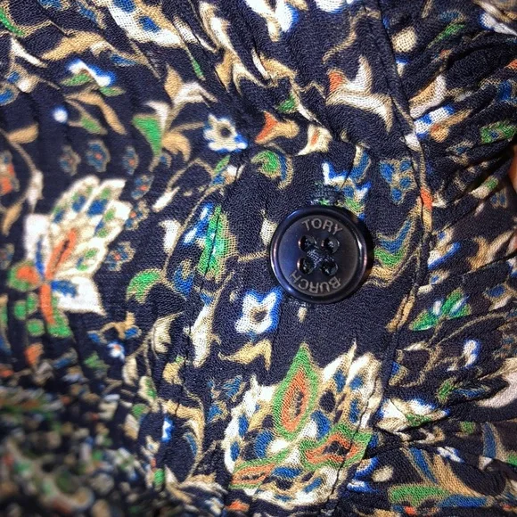 Tory Burch Deneuve Floral-Print Soleil Dress NWOT - Picture 11 of 16